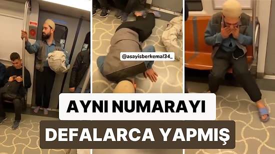 Metroda Bayılma Numarası Yapan Bir Adamın Foyası Dikkatli Bir Vatandaş Tarafından Ortaya Çıkarıldı