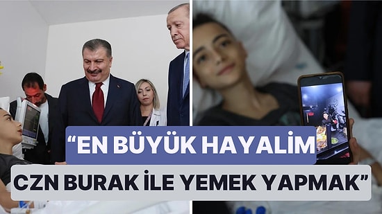 Filistin'den Getirilen Kanser Hastası Çocuk En Büyük İsteğinin CZN Burak ile Yemek Yapmak Olduğunu Söyledi