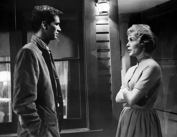 8. Norman Bates ve Marion Crane- Psycho (1960)