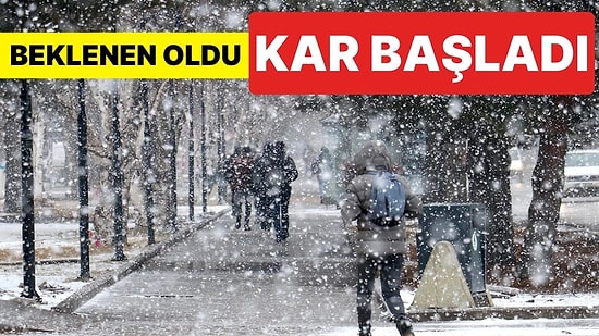 Meteoroloji'den Birçok Şehir İçin Kar, Sağanak ve Fırtına Uyarısı Geldi