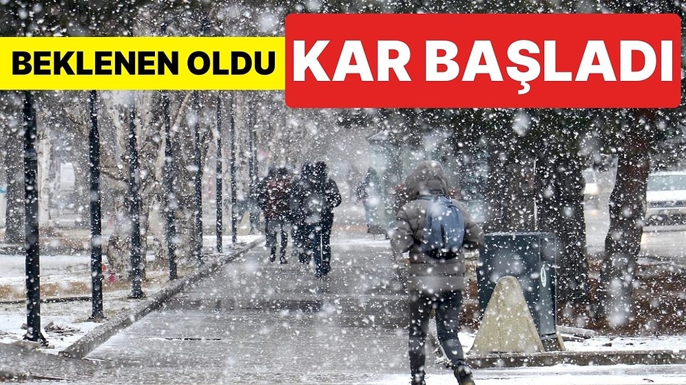 Meteoroloji'den Birçok Şehir İçin Kar, Sağanak ve Fırtına Uyarısı Geldi