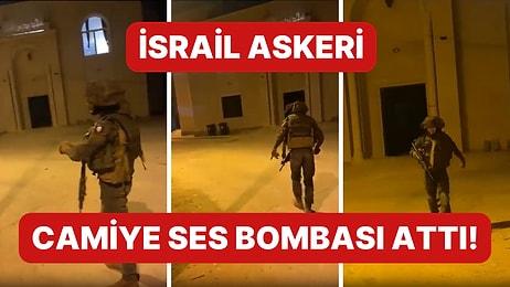 İsrailli Askerler Ezan Okunurken Camiye Ses Bombası Attı!