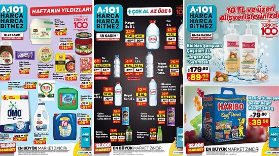 18 - 24 Kasım 2023 A101 Haftanın Yıldızları Kataloğu