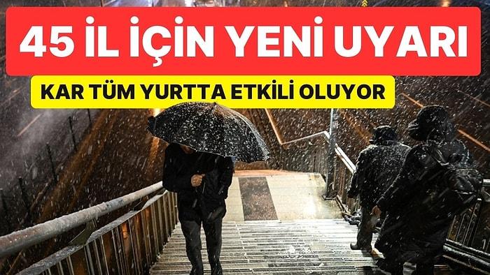 İstanbul'da Beklenen Kar Yağışı Başladı: İşte İstanbul'dan Kar Manzaraları