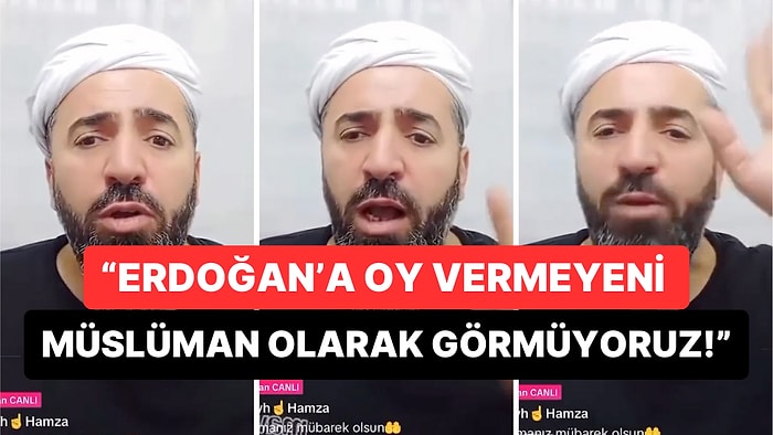 Kendisine "Şeyh" Diyen Bir Şahıs Cumhurbaşkanı Erdoğan'ı Desteklemeyenlere "Müslüman Değilsiniz" Dedi!