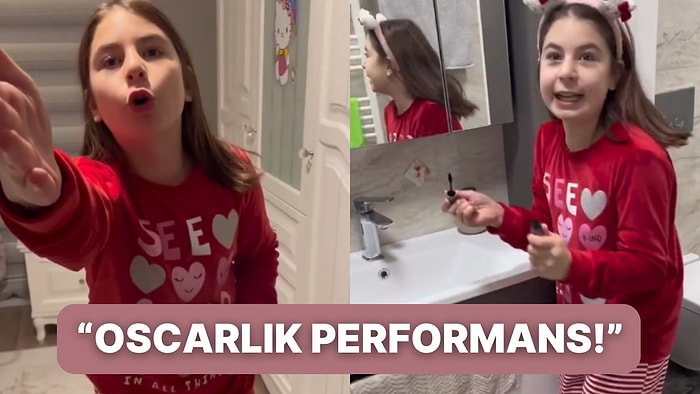 Ablasını Taklit Ederken Sergilediği Performansıyla Tebrikleri Toplayan Kız Viral Oldu