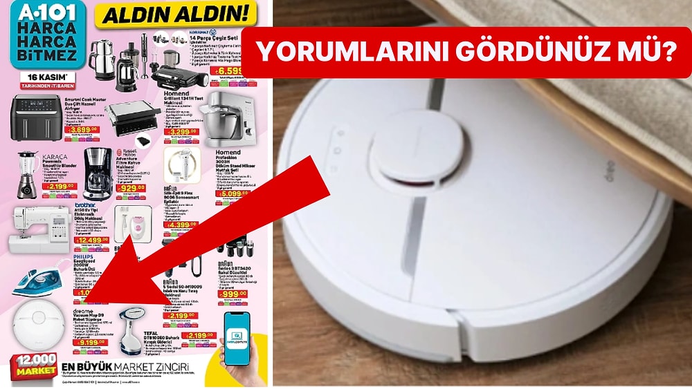 A101'de Satışa Sunulan Dreame D9 Robot Süpürge Alınır mı? Özellikleri ve Yorumları ile Anlatıyoruz!