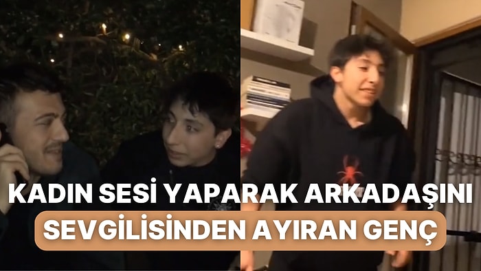 Arkadaşı Sevgilisiyle Telefonda Konuşurken Kadın Sesiyle Cilve Yapan Genç Adam Gündem Oldu