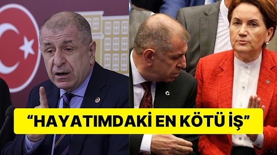 Cevabı Merak Ediliyor! Ümit Özdağ'dan Meral Akşener'i Kızdıracak Açıklama!