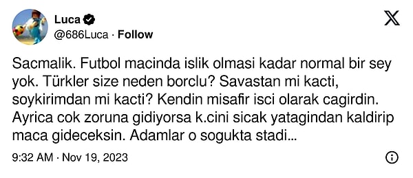 Kimileri ise "Türklerin size hiçbir borcu yok" dedi👇