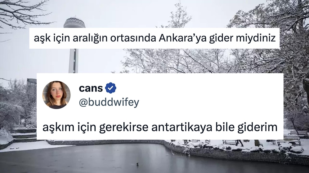 "Aşk İçin Aralığın Ortasında Ankara'ya Gider misiniz?" Sorusu Timeline'ı İkiye Böldü