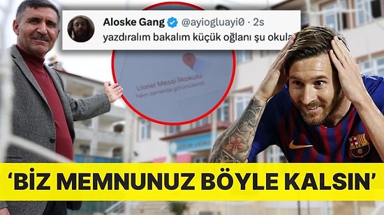 Haritalarda Göründü! Elazığ'da 'Lionel Messi İlkokulu': 'Biz Memnunuz Böyle Kalsın'