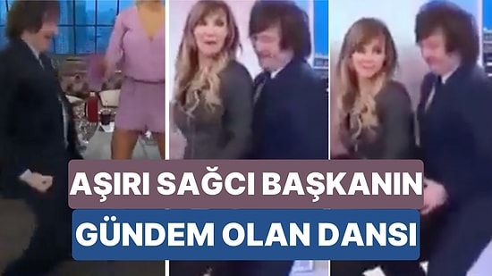 Arjantin'in Yeni Devlet Başkanı Javier Milei'nin Bir Televizyon Kanalında Dans Ettiği Anlar Gündem Oldu