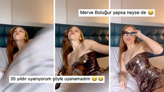 TikToker Olmaya Karar Veren Nilperi Şahinkaya Yataklı Akıma Katıldı, Yorumlar Güldürdü