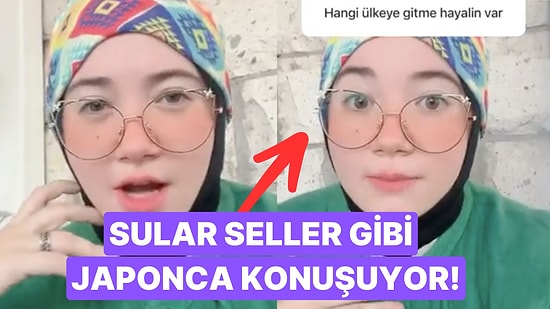 Japonca Seslendirmesi ile Duyanları Şaşkına Çeviren Genç Kadın Kendine Hayran Bıraktı