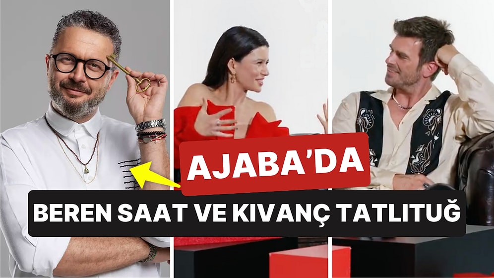 Kıvanç Tatlıtuğ ve Beren Saat 'Ajaba' Adlı Programda İbrahim Selim'in İlk Konuğu Oldu