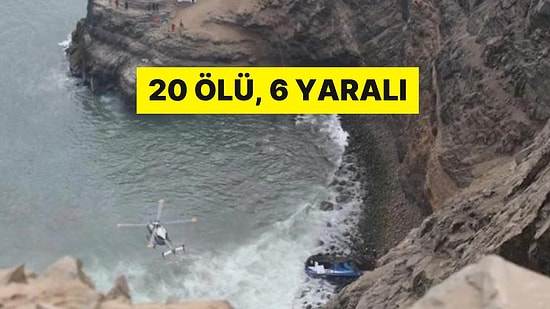 Peru'da Korkunç Kaza! Otobüs Uçuruma Yuvarlandı: 20 Ölü