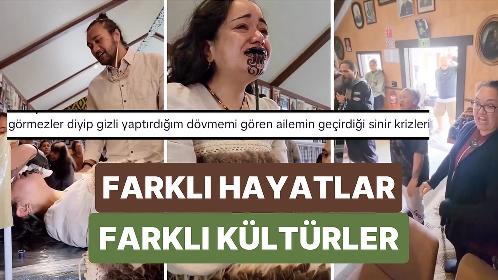 Maori Kabilesinden Bir Genç Kızın Yetişkinliğe Geçişini Simgeleyen Dövmesini Yaptırdığı Anlar Gündem Oldu
