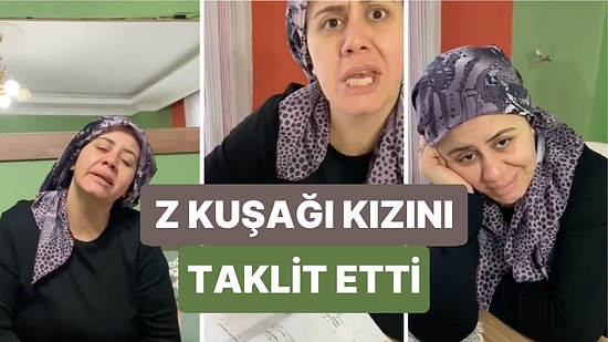 Bir Anne Z Kuşağı Kızının Bir Gününü Taklit Etti: "Bıktım Bu Hayattan"