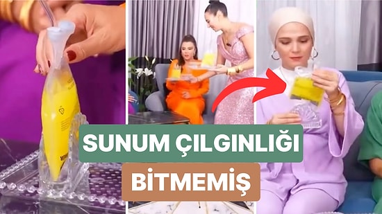 Gelin Evi Programında Bir Kadın Misafirlerine Limonatayı Serum Torbasında Servis Etti