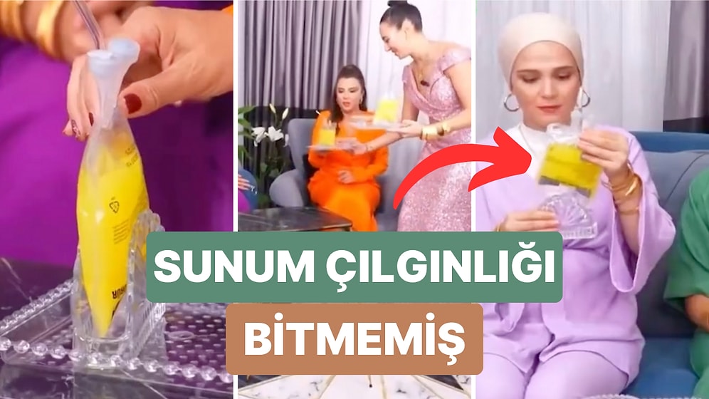 Gelin Evi Programında Bir Kadın Misafirlerine Limonatayı Serum Torbasında Servis Etti