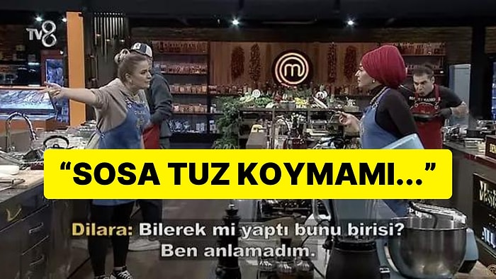 "Kim Attı Bu Tuzu?" Tartışmasıyla MasterChef'te Gerginlik Yaratan Dilara'dan Açıklama Geldi