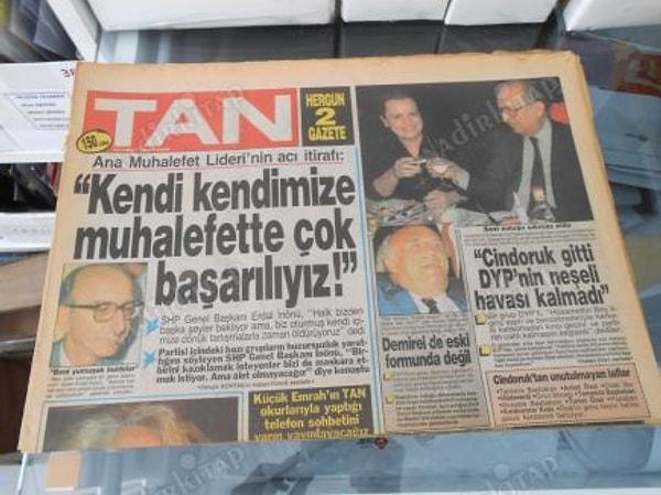 Yaşı biraz büyük olanlar eskiden Tan Gazetesi diye bir fenomenin olduğunu hatırlayacaktır. Bu gazete aslında Türkiye ve dünyada olan biteni haber yapıyordu her gazete gibi.