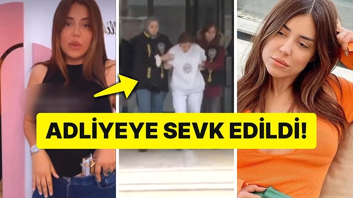 Silahlı Paylaşımla Gündem Olan Banu Parlak Adliyeye Sevk Edildi: İlk Görüntüler Geldi!