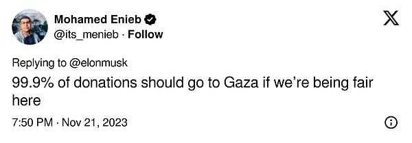 "Bağışların yüzde 99.9'u Gazze'ye gitmeli."