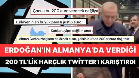 Cumhurbaşkanı Erdoğan'ın Almanya'da Verdiği 200 TL'lik Harçlık Sosyal Medyayı Karıştırdı