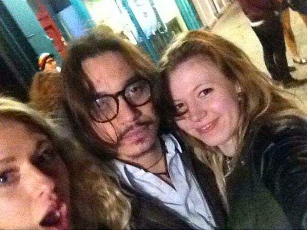 4. "Daha demin Johnny Depp'le tanıştım."