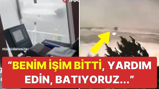 Zonguldak'ta Batan Geminin Son Yardım Çağrısı Ortaya Çıktı