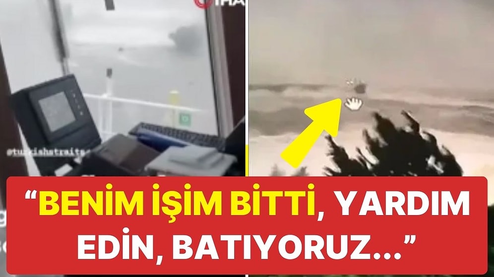 Zonguldak'ta Batan Geminin Son Yardım Çağrısı Ortaya Çıktı