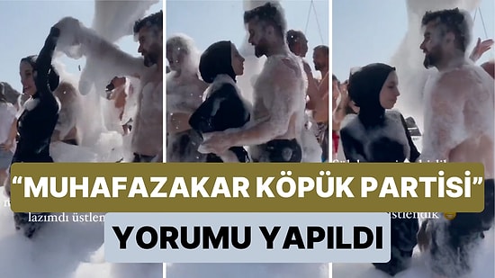 Muhafazakar Bekarlığa Veda Partilerinden Sonra Şimdi de Bir Köpük Partisinde Çekilen Görüntüler Gündem Oldu