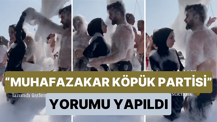 Muhafazakar Bekarlığa Veda Partilerinden Sonra Şimdi de Bir Köpük Partisinde Çekilen Görüntüler Gündem Oldu