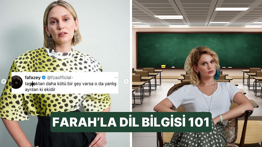 Farah Zeynep Abdullah'tan Dil Bilgisi 101: 'Yılmaz Güney' Yorumuna Tepki Gösteren Kullanıcıya Sert Çıktı
