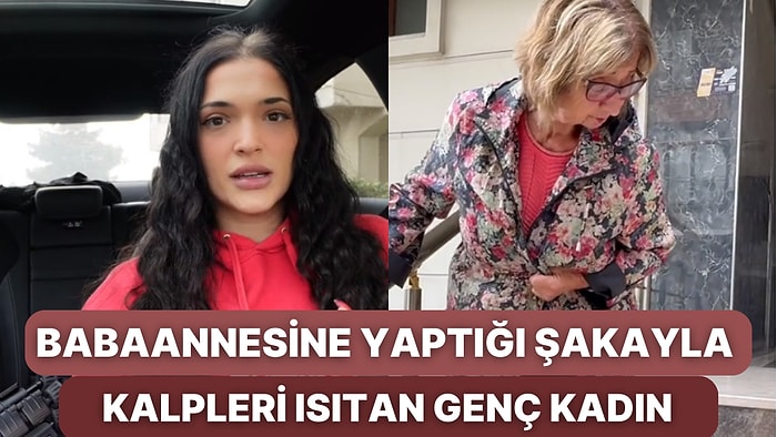 Amerika'da Viral Olan Akımı Babaannesinde Deneyip Dünyanın En Tatlı Sonuçlarından Birini Alan Genç Kadın