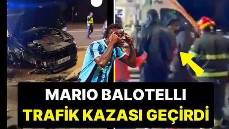 Adana Demirspor'un İtalyan Futbolcusu Mario Balotelli Trafik Kazası Geçirdi