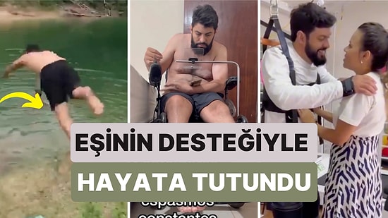 Çıktığı Tatilde Suya Atlamasıyla Hayatı Tamamen Değişen Adam Eşinin Desteği ile Hayata Tutundu