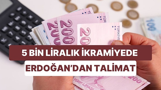 Çalışan Emekliler İçin Cumhurbaşkanı Erdoğan'dan 5 Bin Liralık İkramiye Talimatı Geldi