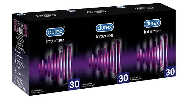 Durex Intense Uyarıcı Jelli ve Tırtıklı Prezervatif