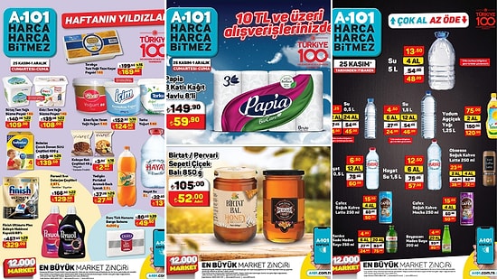 25 Kasım - 1 Aralık 2023 A101 Haftanın Yıldızları Kataloğu