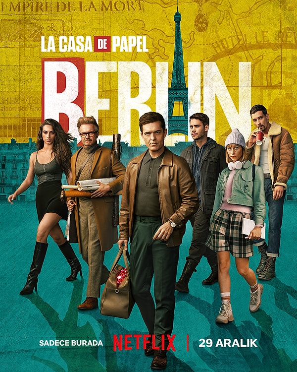 Sonunda beklediğimiz açıklama geldi ve BERLIN'in 29 Aralık'ta Netflix kütüphanesinde yerini alacağı açıklandı!