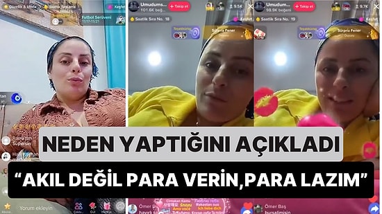 TikTok Canlı Yayınında Verdiği Göğüs Dekoltesi ile Gündem Olan Kadın Bunu Eşi ve Çocuğu İçin Yaptığını Söyledi