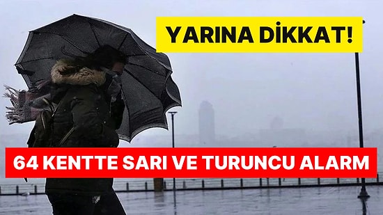 AFAD Duyurdu: 64 Kent İçin Kuvvetli Sağanak Yağış Uyarısı
