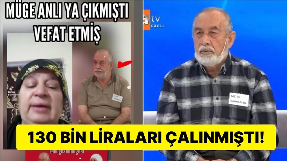 "Kına Yak!" Müge Anlı'ya Çıkan Metin Kahraman Vefat Etti, Eşi TikTok'tan Duyurdu!