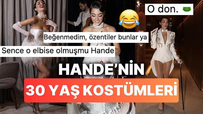 Hande Erçel'in Gelinlik Misali İki Kostüm Değiştirdiği Doğum Günü Partisinin Fotoğrafları Sonunda Paylaşıldı