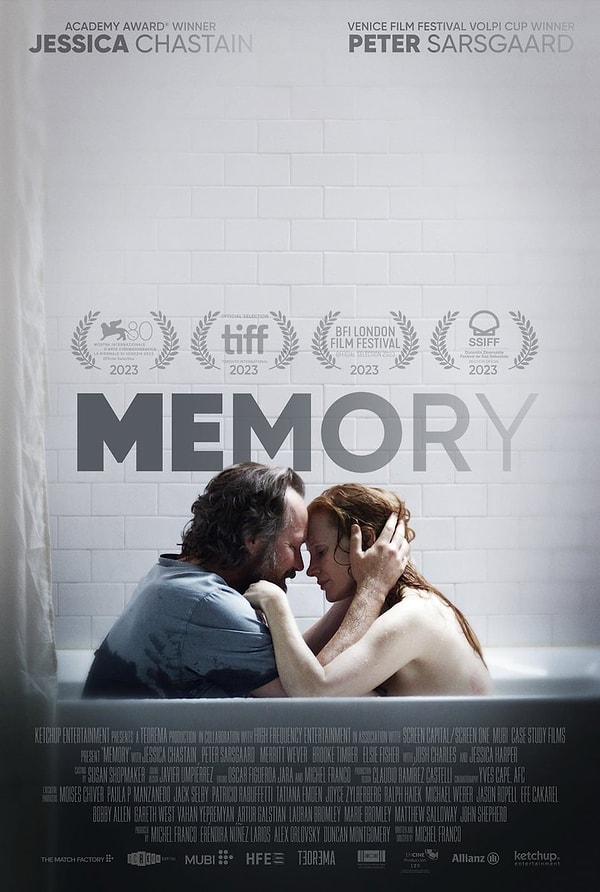 Jessica Chastain ve Peter Skasgaard'ın başrollerini paylaştığı Memory'den ilk afiş yayımlandı.