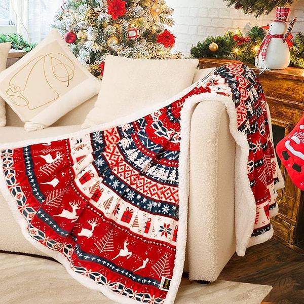 Santa Claus would leave you a cozy, warm blanket to snuggle with during the holidays.