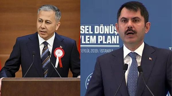 Yarışın; İçişleri Bakanı Ali Yerlikaya ile eski Çevre ve İklim Değişikliği Bakanı, İstanbul Milletvekili Murat Kurum arasında olduğu konuşuluyor.